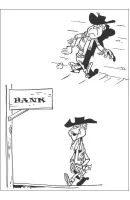 Lucky Luke kleurplaat 62
